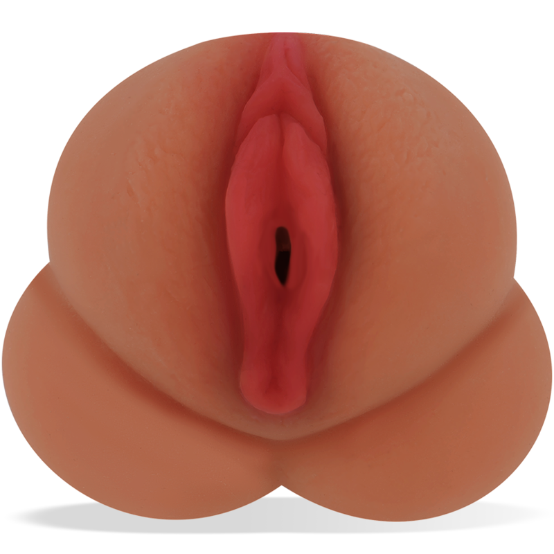 Close-up do Masturbador Vagina Giuliana Jamyjob Signature, mostrando sua textura realista e design ergonómico.