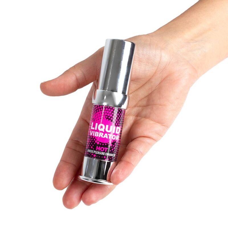 SECRETPLAY Vibrador Líquido Forte Estimulador 15 ML com efeito vibratório e aquecimento, embalagem airless.
