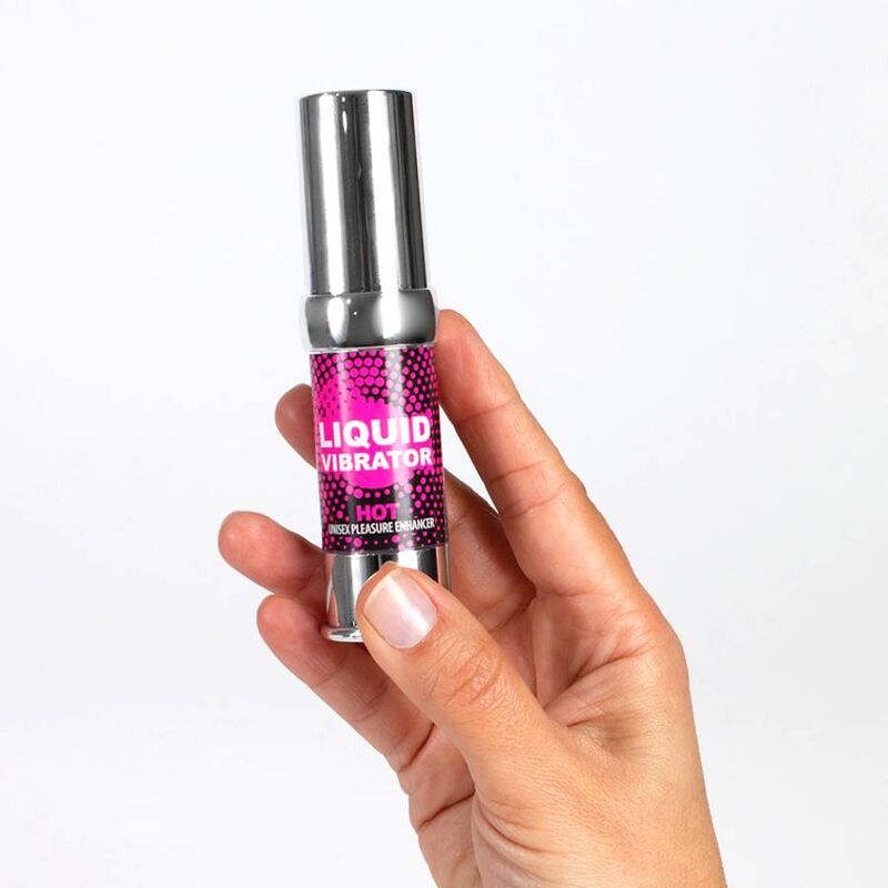 SECRETPLAY Vibrador Líquido Forte Estimulador 15 ML com efeito vibratório e aquecimento, embalagem airless.