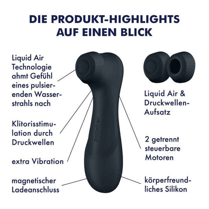 Satisfyer Pro 2 Geração 3 Estimulador Clitoriano Air Pulse Vinho Tinto com tecnologia Liquid Air e vibração