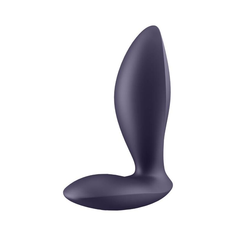 Satisfyer Plug Anal Vibratório Power Plug Roxo com Conectividade App