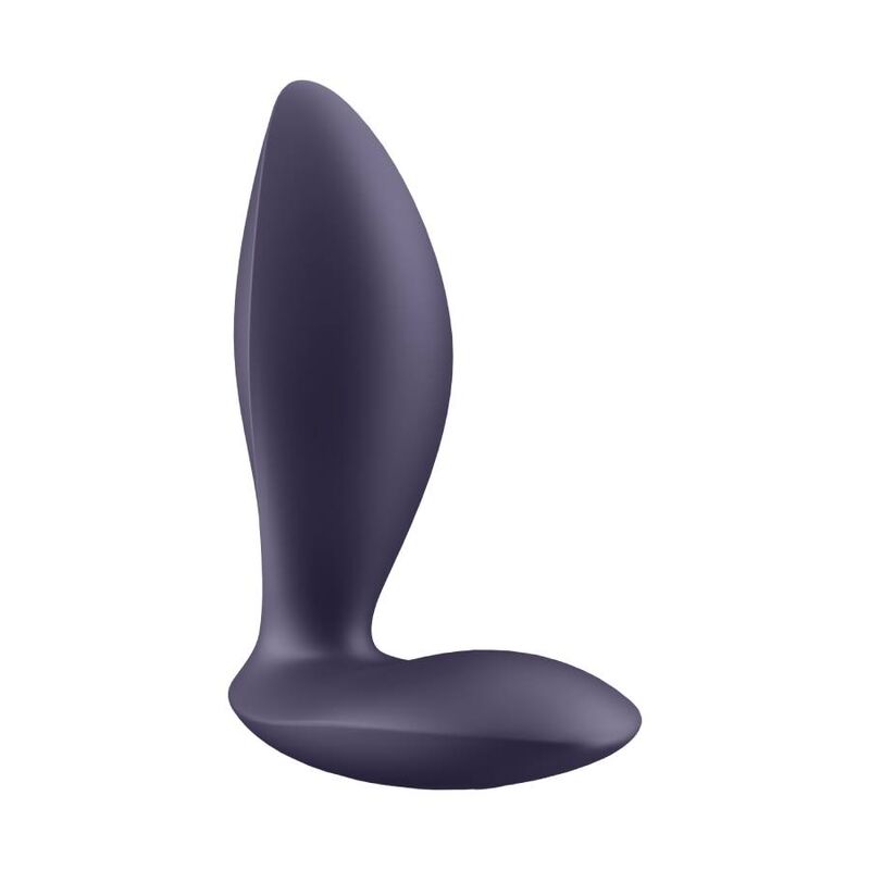 Satisfyer Plug Anal Vibratório Power Plug Roxo com Conectividade App