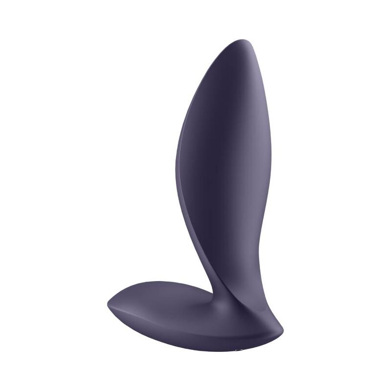 Satisfyer Plug Anal Vibratório Power Plug Roxo com Conectividade App