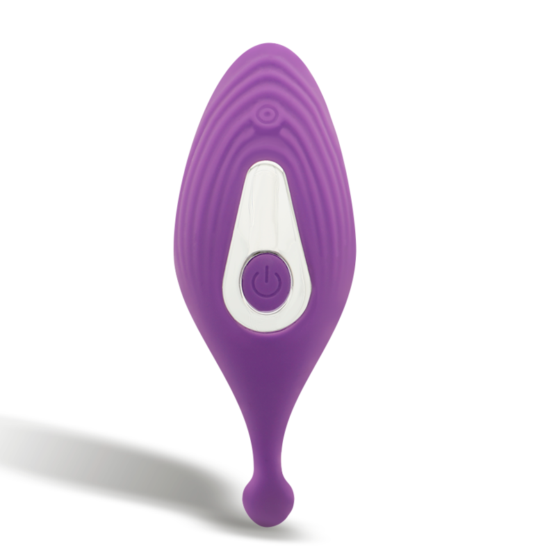 Calcinha Vibratória Mindy Intense Roxa com Controle Remoto para prazer discreto.