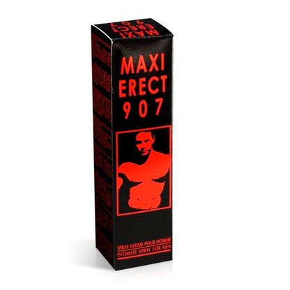 Frasco de RUF MAXI ERECT907 Spray de Ereção 25ML, para performance masculina.