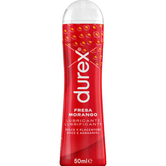 Durex Gel Lubrificante Play Morango 50ml para momentos íntimos