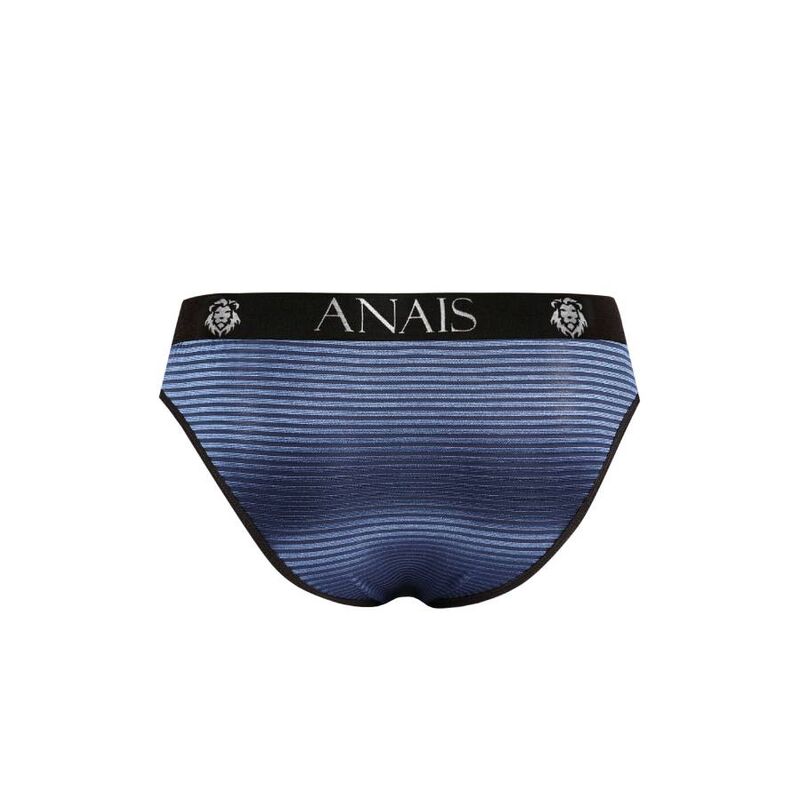 Close-up do Slip Masculino Naval ANAIS em tule e cetim, exibindo o design e textura.