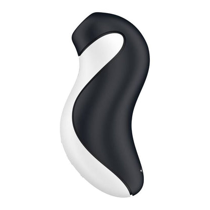 Satisfyer Orca - Estimulador Clitoriano com Pulso de Ar e Vibração em silicone preto e branco.