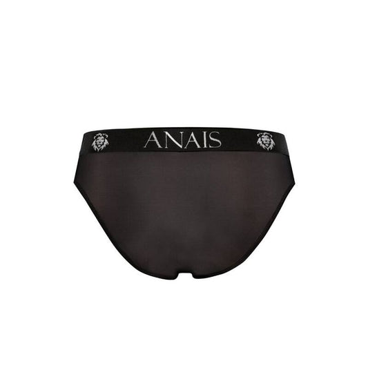 Anais Men Slip Petrol em Microfibra Suave, detalhes do tecido e corte.