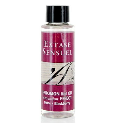Óleo de Massagem Efeito de Aquecimento com Feromônios de Blackberry 100 ml