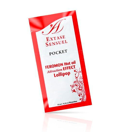 ÓLEO DE MASSAGEM COM FEROMONAS DE EFEITO CALOR PIRULITO 10 ML