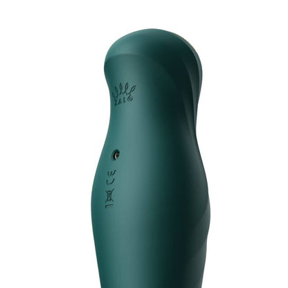 ZALO Vibrador Thruster KING PowerThrust com App na cor verde, mostrando o design e detalhes premium.