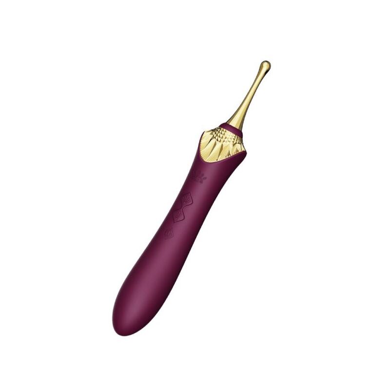 Close-up of the ZALO Massajador Clitoriano Bess 2 com Aquecimento e Acessório Anal, showing its design and features.