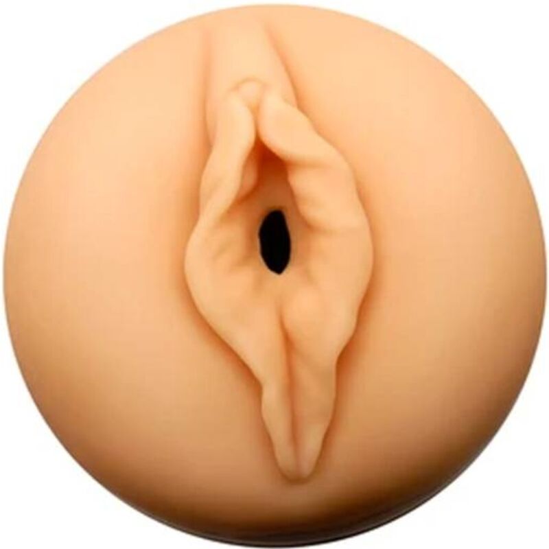 Close-up da AUTOBLOW 2+ Manga Vaginal Realista Tamanho C, mostrando sua textura e design ergonómico.