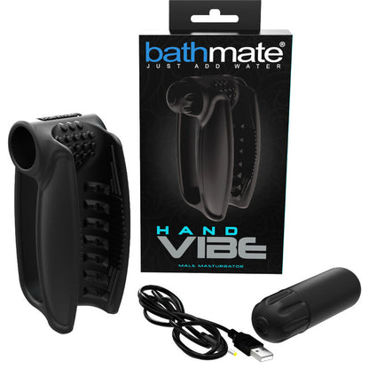 BATHMATE Vibe de Mão - Estimulador Peniano Vibratório com asas de silicone macio