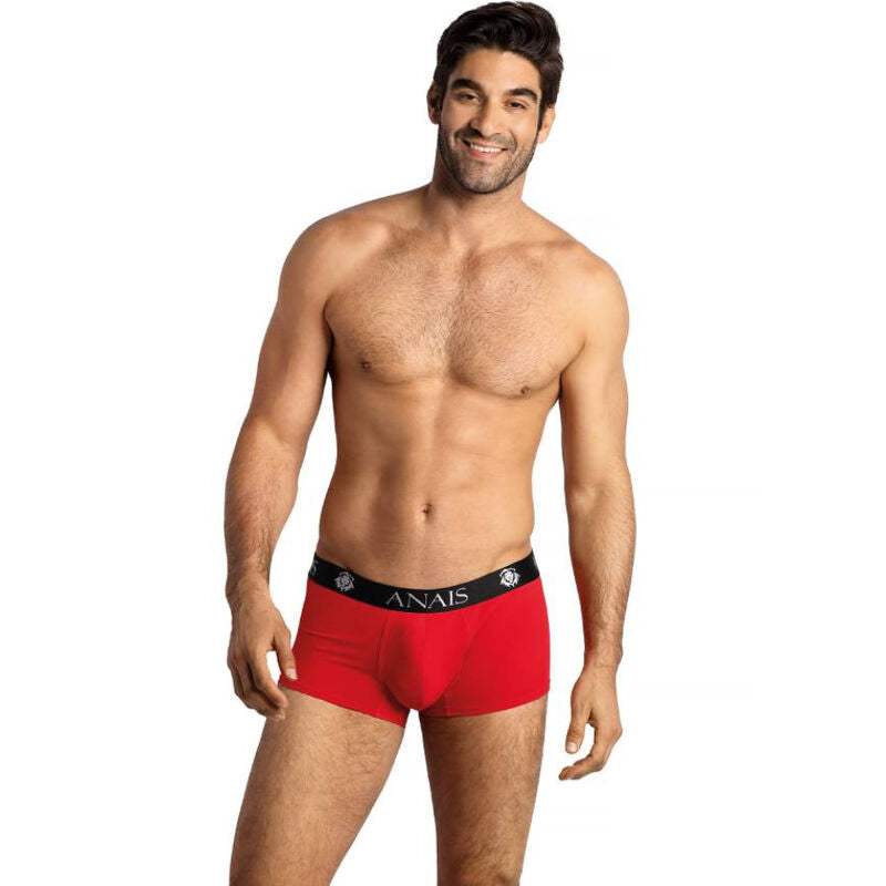 Boxer masculino ANAIS MEN Soul S, microfibra vermelha com corte esportivo.