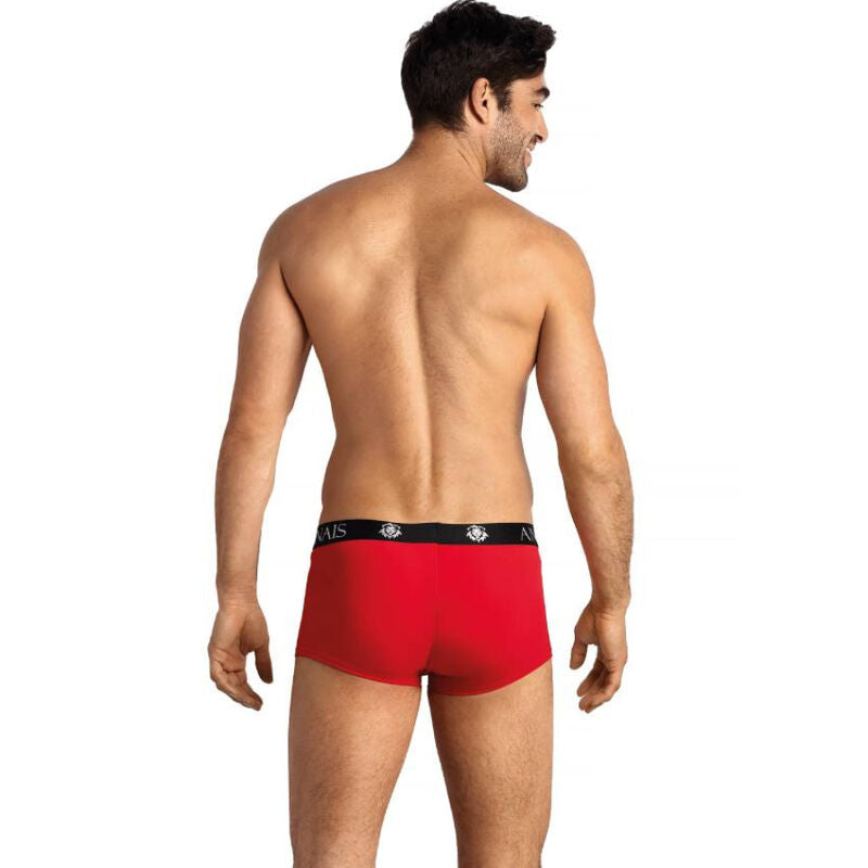 Boxer masculino ANAIS MEN Soul S, microfibra vermelha com corte esportivo.