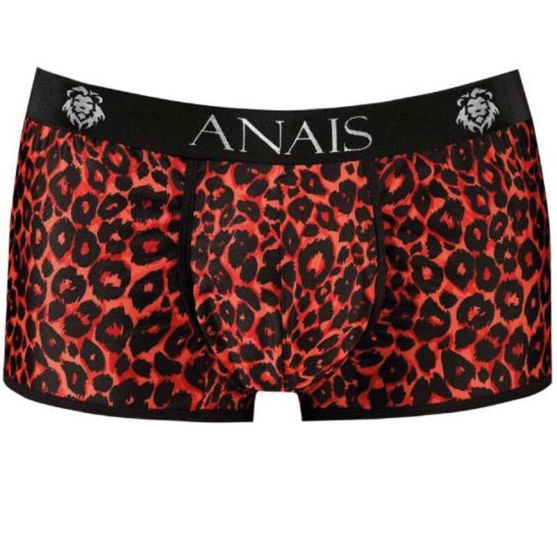 Boxer Masculina Tribal S Anais, mostrando detalhes da estampa e do tecido.