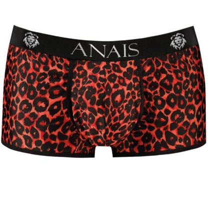 Boxer Masculina Tribal S Anais, mostrando detalhes da estampa e do tecido.