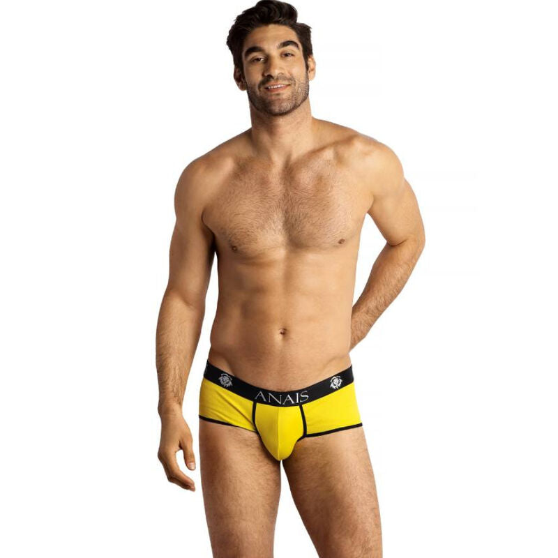 ANAIS MEN Cueca Tokio Brief em modal amarelo, exibindo design esportivo e ajuste perfeito.