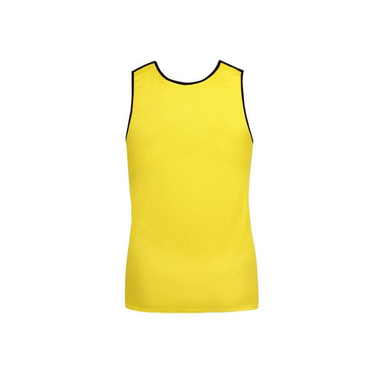 Top Tókio ANAIS MEN em modal macio amarelo, detalhe do tecido e corte.