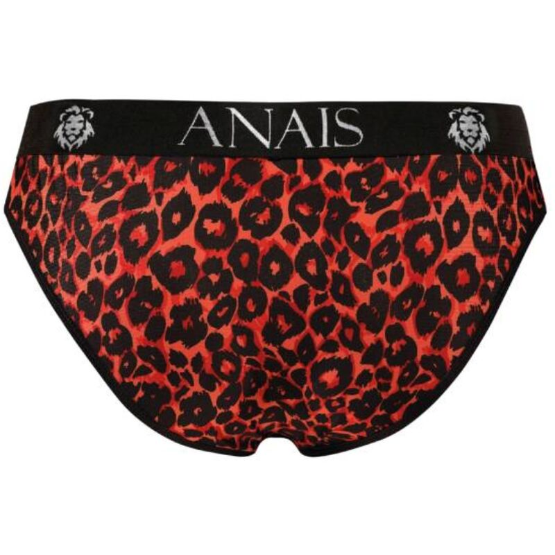 Detalhe das Cuecas Slip Tribal ANAIS MEN XL em microfibra com estampa animal