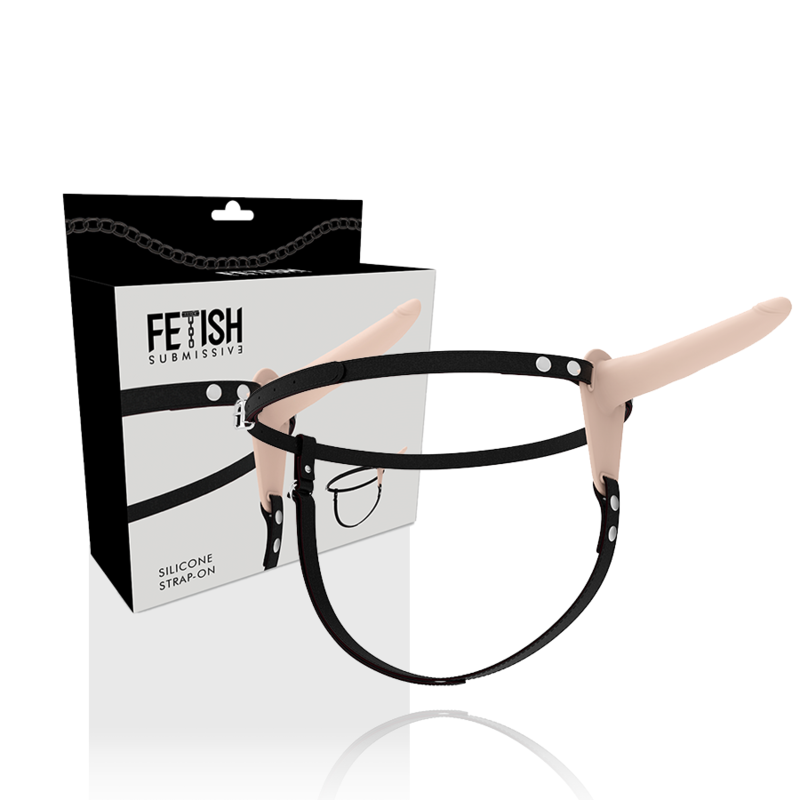 Arnês Fetish Submissive de silicone de 15 cm, ideal para iniciantes e experientes.
