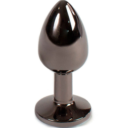 Plug Anal de Gunmetal SECRETPLAY Pequeno 7cm, ideal para exploração anal.