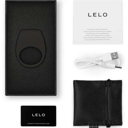 Close-up do LELO Anel Vibrador TOR 3, mostrando seu design ergonómico e textura de silicone macio.
