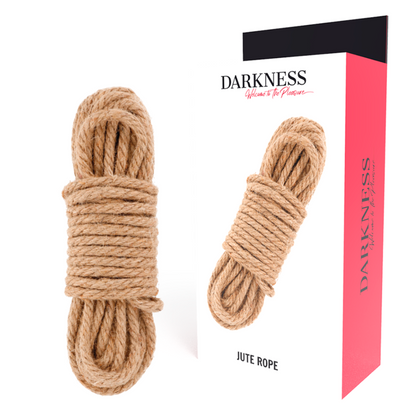Corda Japonesa Darkness de 10m em juta natural para bondage e shibari