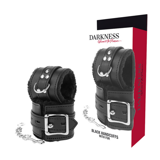 Algemas BDSM Darkness com forro preto ajustável