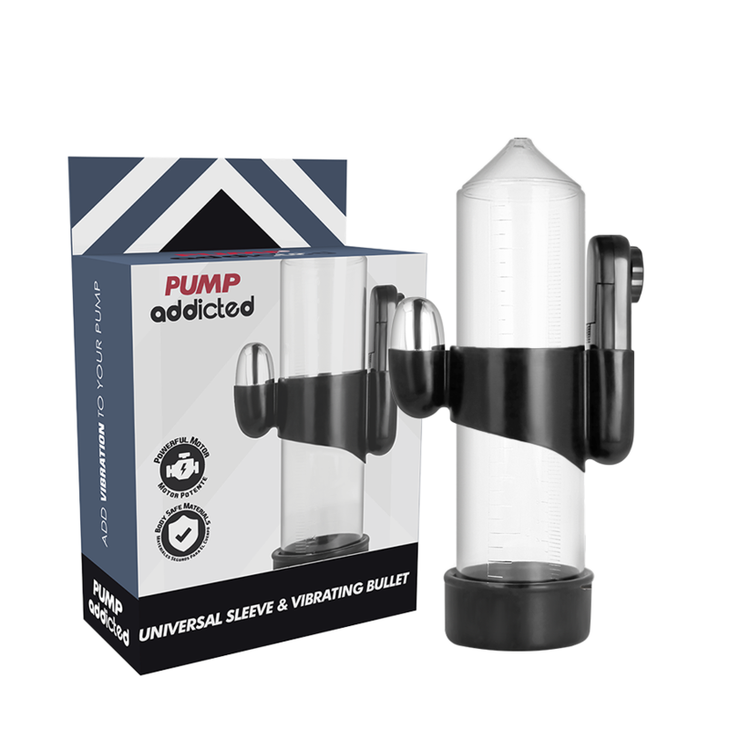 PUMP ADDICTED Bala Vibrante para Bombas de Vácuo, para estimulação extra e prazer intensificado.