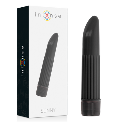 INTENSE Vibrador Sonny Curvo Silencioso Preto com 1 função de vibração.