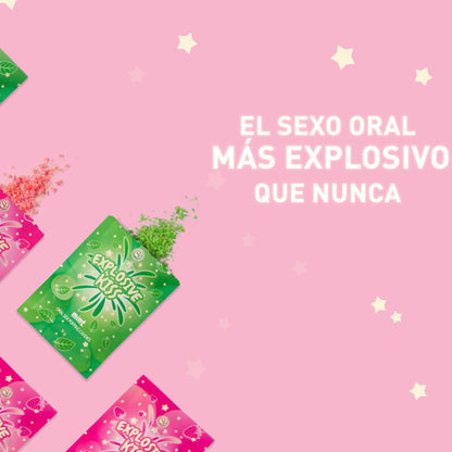 Display de SECRET PLAY Doces Explosivos Popping Candy com 48 sachês de sabores sortidos