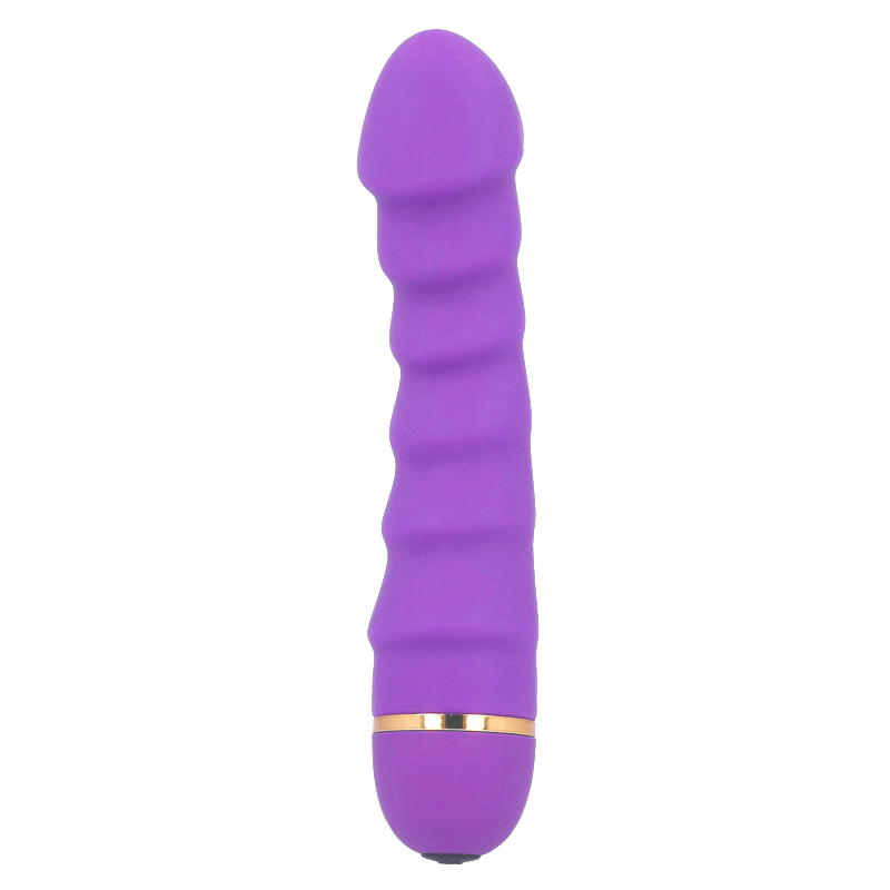 Vibrador Intense Sally Lilac em silicone com ponta curva para ponto G e 20 velocidades.