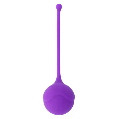 Close-up da Intense Kisha Fit One Bola de Kegel em silicone lilás, mostrando o seu design ergonómico e material suave para fortalecimento do assoalho pélvico.