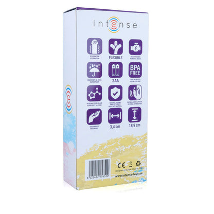 Vibrador coelho INTENSE Hilari Lilac Silicone Luxe com estimulador clitoriano e 30 modos de vibração.