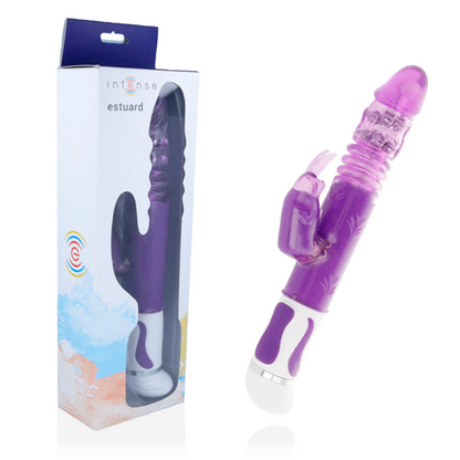 Vibrador Rotador Estuard Up&Down Lilás para prazer vaginal e clitoriano intenso.