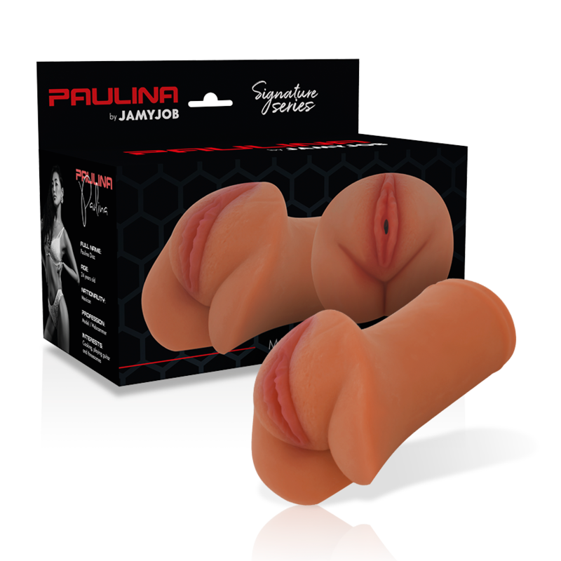 Masturbador Masculino Paulina Vagina Jamyjob Signature em TPR para prazer realista
