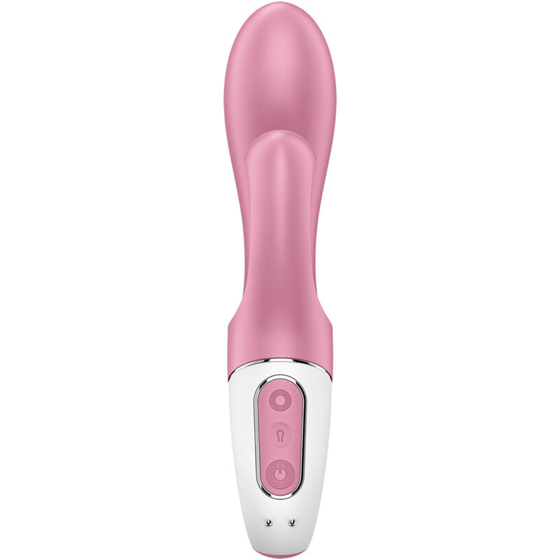 Close-up of the Satisfyer Vibrador Inflável Bunny 2 Rosa showing its design and features.