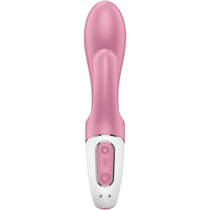 Close-up of the Satisfyer Vibrador Inflável Bunny 2 Rosa showing its design and features.