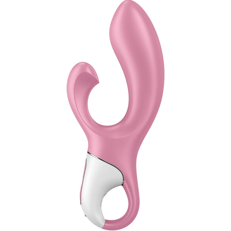 Close-up of the Satisfyer Vibrador Inflável Bunny 2 Rosa showing its design and features.