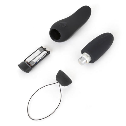 Vibrador Bala B SWISH Bnaughty Deluxe Unleashed Preto com controlo remoto sem fio.