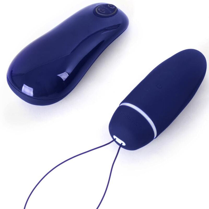 B SWISH Bnaughty Deluxe Unleashed Midnight Blue, um vibrador bala compacto com controlo remoto, perfeito para estimulação discreta e versátil.