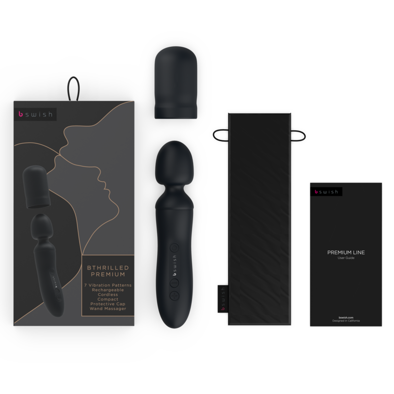 VARINHA VIBRADOR BTHRILLED PREMIUM PRETO