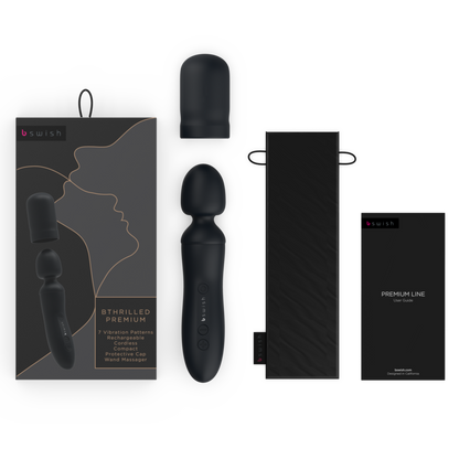 VARINHA VIBRADOR BTHRILLED PREMIUM PRETO