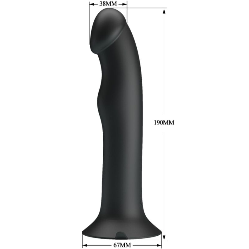 PRETTY LOVE Murray Black Vibrador e Sucção Clitórica com Ventosa para prazer versátil