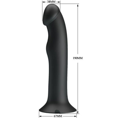 PRETTY LOVE Murray Black Vibrador e Sucção Clitórica com Ventosa para prazer versátil