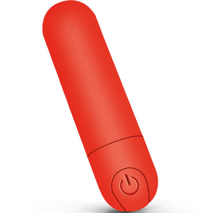 Close-up of the INTT Kit Duplo Fun with Bullet Vibrator and Strawberry Massage Gel, showing the vibrator's smooth ABS material and the gel bottle.