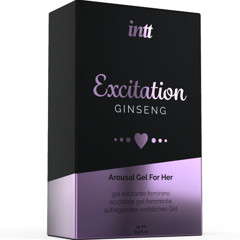 INTT LUBRICANTS Gel Estimulante Clitoriano com Efeito Calor 15ml, frasco com doseador